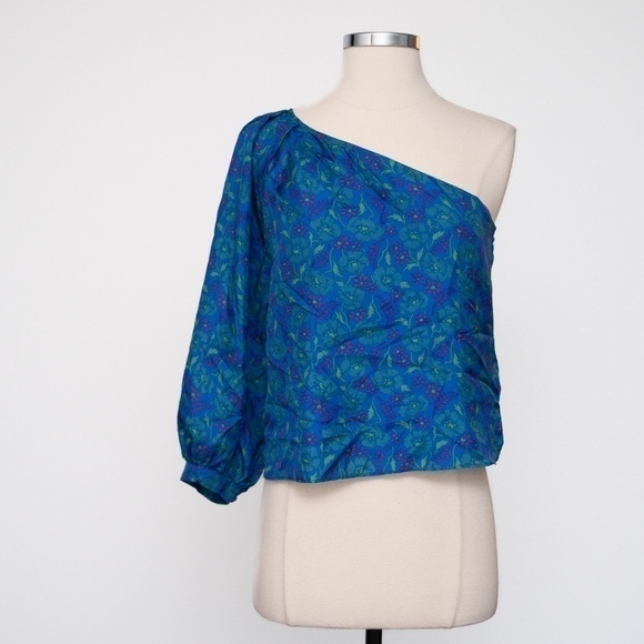 Veronica Beard. Silk Lyric top. - Picture 2 of 8